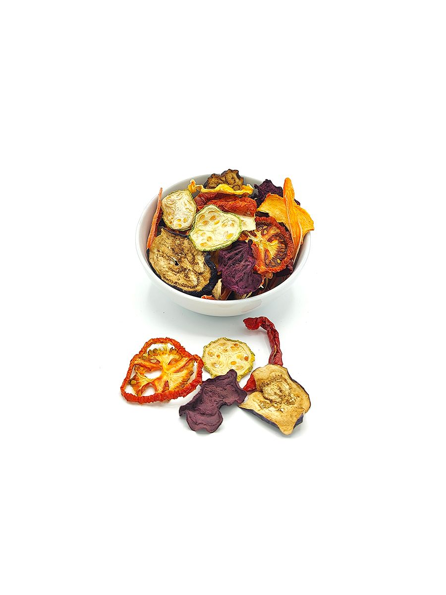 Dimples Natural Dehydrated Mixed Veggies Snack With Herbs