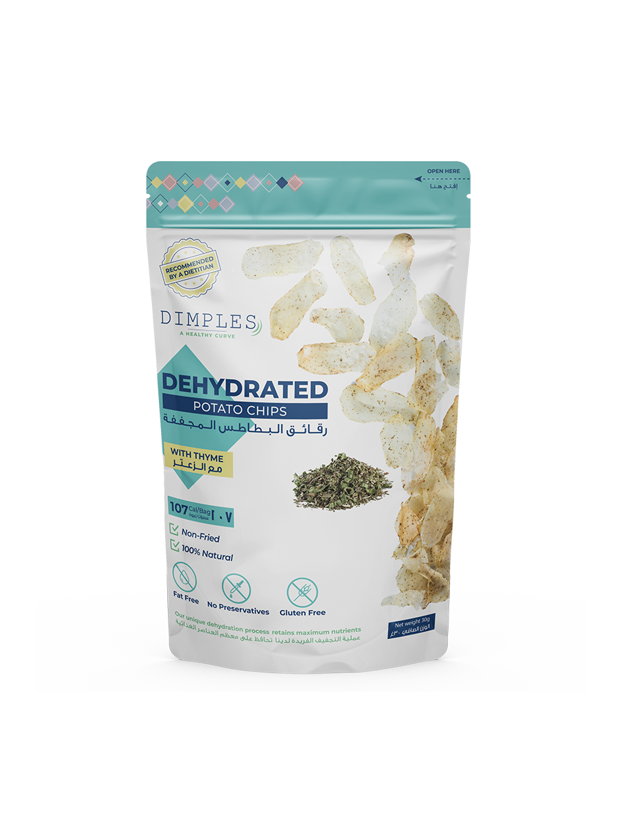 Dimples Natural Dehydrated Potato Chips With Thyme