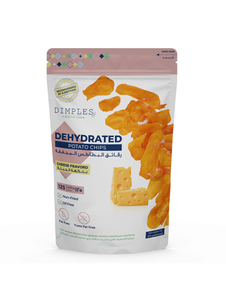 Dimples Natural Dehydrated Potato Chips Cheese Flavor