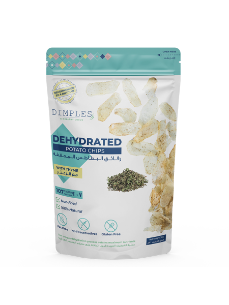 Dimples Natural Dehydrated Potato Chips With Thyme