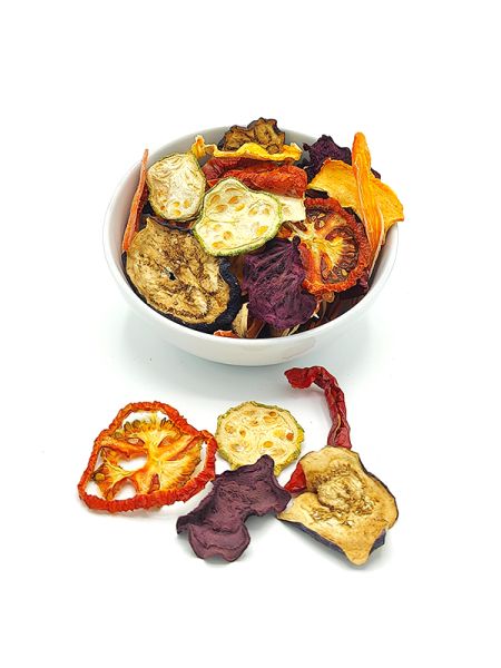 Dimples Natural Dehydrated Mixed Veggies Snack With Herbs